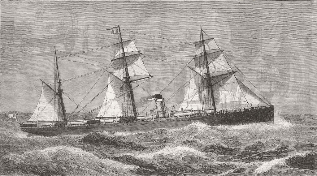 CANADA. Marquis of Lorne, Princess Louise, Sarmatian 1878 old antique print